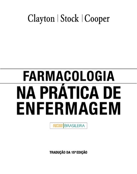 Farmacologia Na PrÃ¡tica De Enfermagem 