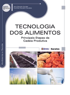 Capa do livro Tecnologia dos alimentos: principais etapas da cadeia produtiva