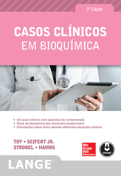 Capa do livro Casos clínicos em bioquímica