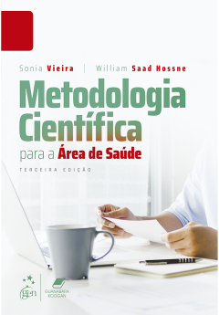 Capa do livro Metodologia científica para a área de saúde
