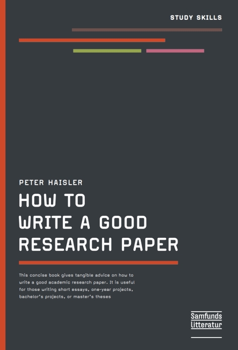 Cover image for book How to write a good research paper