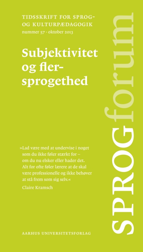 Cover image for book Subjektivitet og flersprogethed