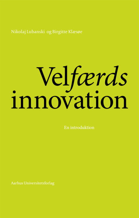 Cover image for book Velfærdsinnovation