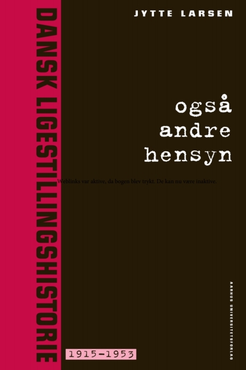Cover image for book Også andre hensyn 2