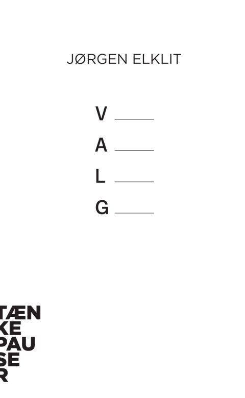 Cover image for book Valg