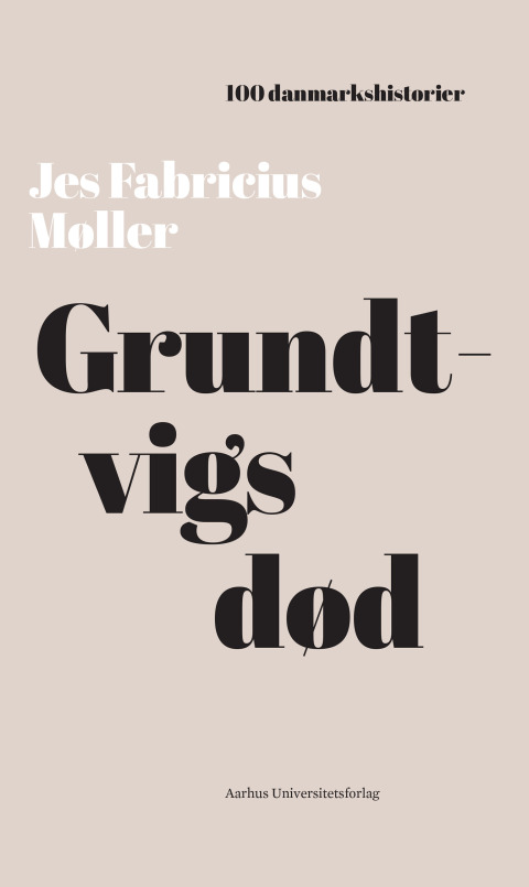 Cover image for book Grundtvigs død