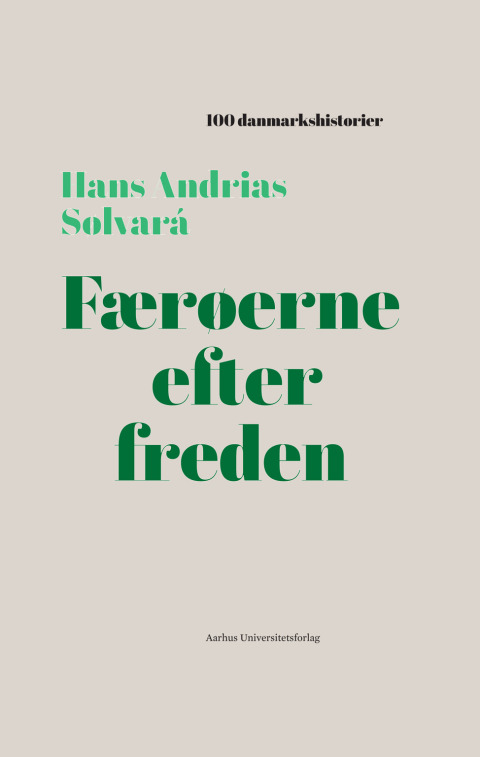 Cover image for book Færøerne efter freden