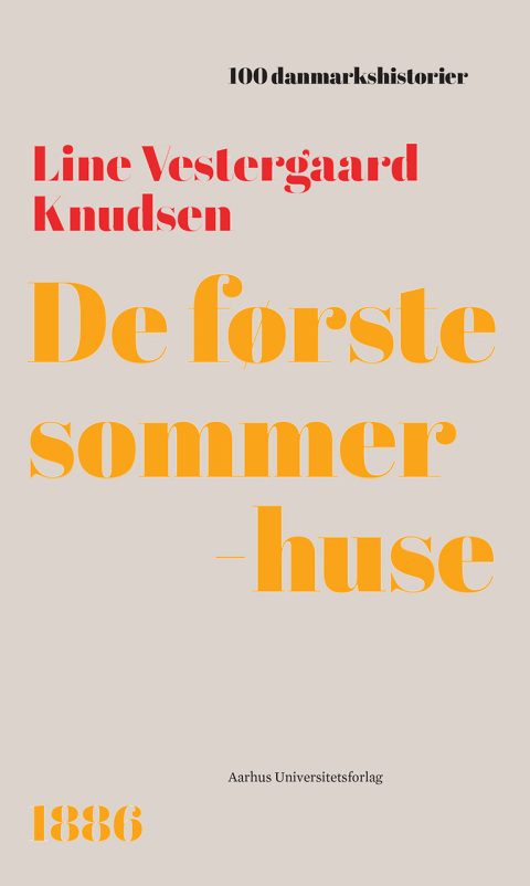Cover image for book De første sommerhuse