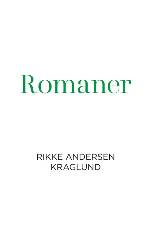 Cover image for book Romaner