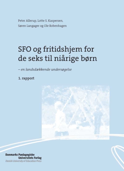 Cover image for book SFO og fritidshjem for de seks til niarige born