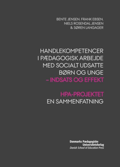 Cover image for book Handlekompetencer i pAedagogisk arbejde med socialt udsatte born og unge
