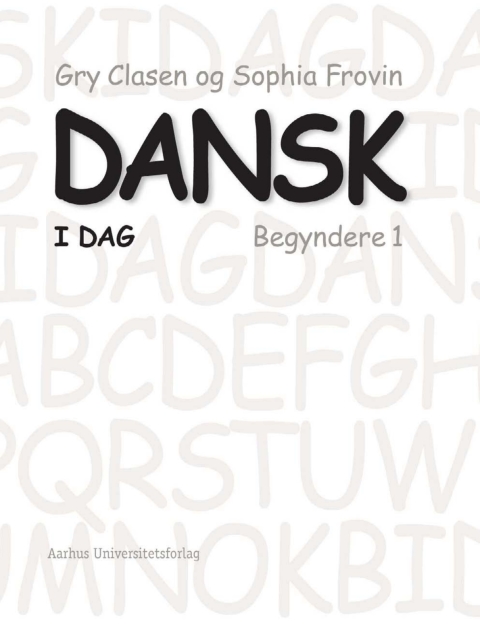 Cover image for book Dansk i dag