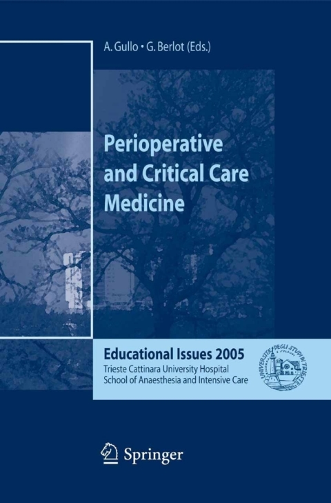 Cover image for book Perioperative and Critical Care Medicine