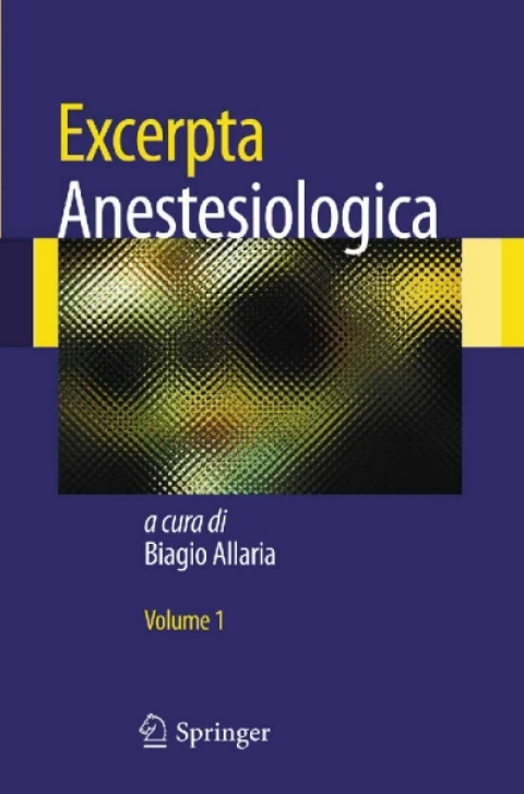 Cover image for book Excerpta Anestesiologica