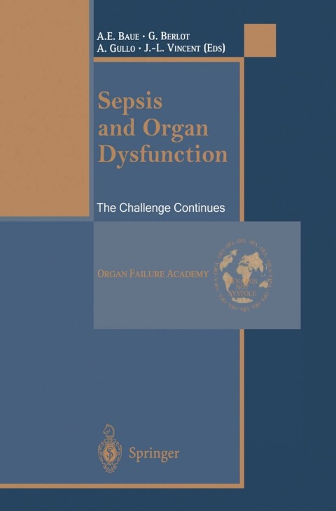 Cover image for book Sepsis and Organ Dysfunction