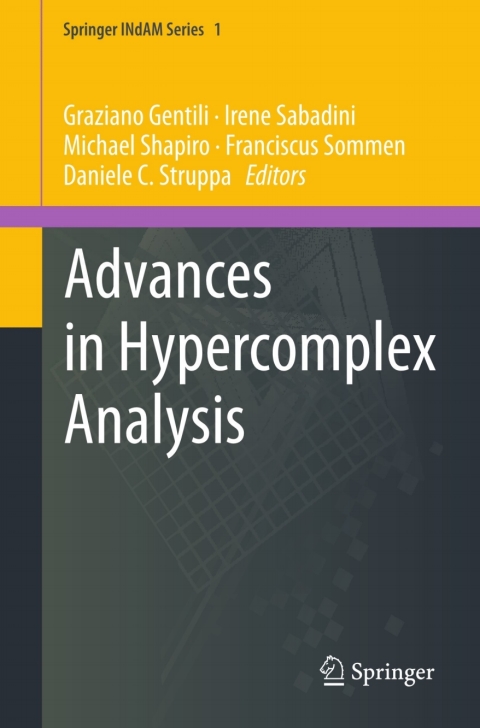 Cover image for book Advances in Hypercomplex Analysis