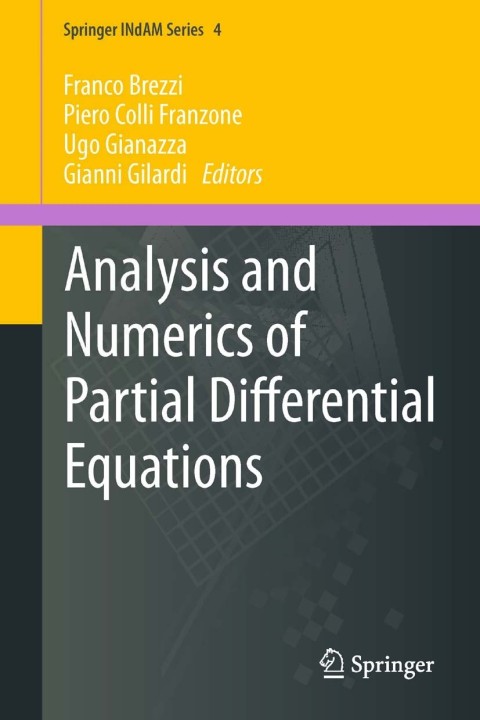 Cover image for book Analysis and Numerics of Partial Differential Equations