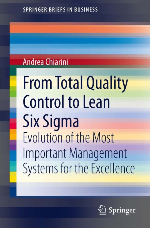 Cover image for book From Total Quality Control to Lean Six Sigma