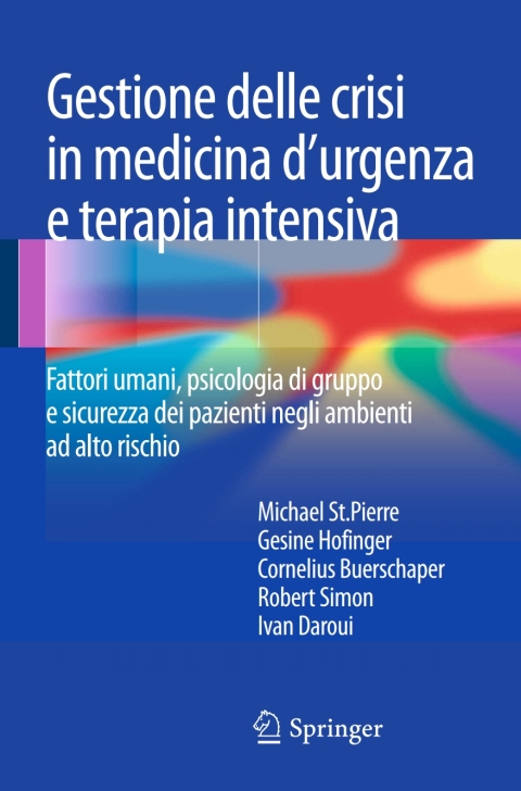 Cover image for book Gestione delle crisi in medicina d'urgenza e terapia intensiva