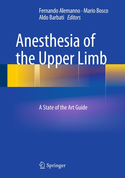 Cover image for book Anesthesia of the Upper Limb
