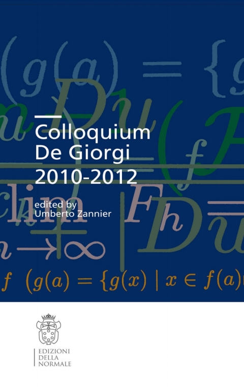 Cover image for book Colloquium De Giorgi 2010-2012