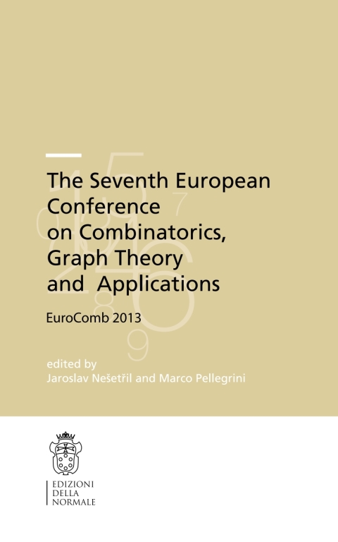 Cover image for book The Seventh European Conference on Combinatorics, Graph Theory and Applications