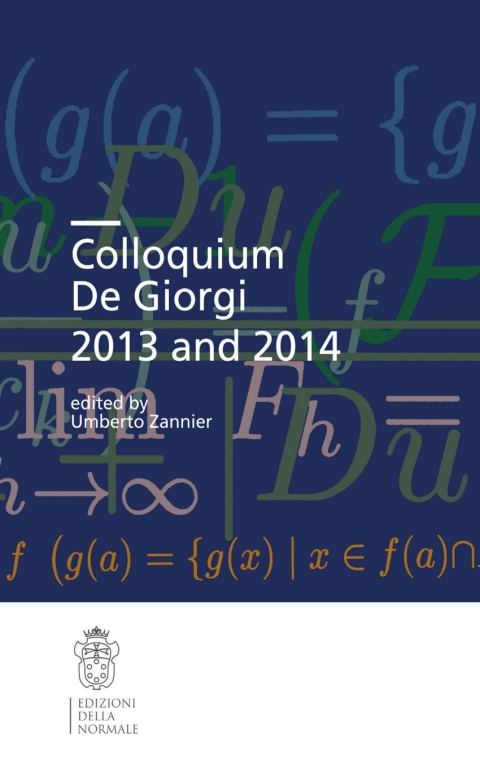 Cover image for book Colloquium De Giorgi 2013 and 2014