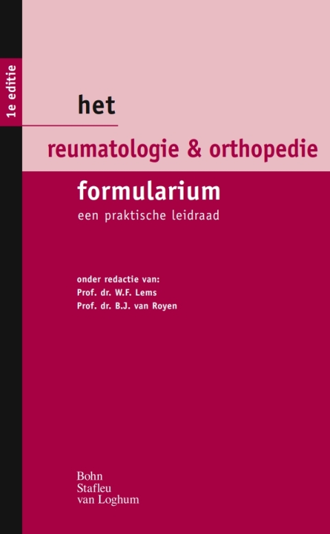 Cover image for book Het reumatologie & orthopedie formularium