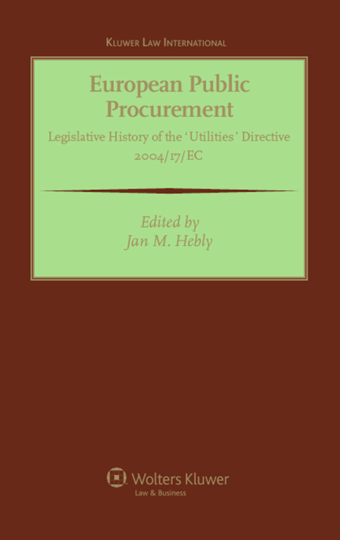 Cover image for book European Public Procurement