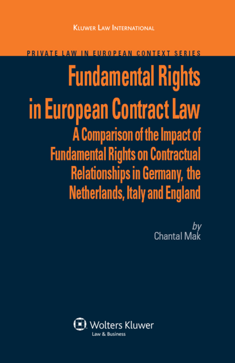 Cover image for book Fundamental Rights in European Contract Law