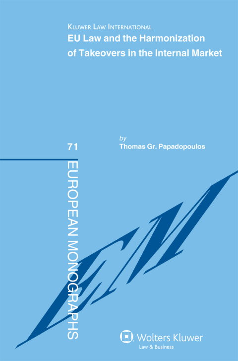 Cover image for book EU Law and the Harmonization of Takeovers in the Internal Market