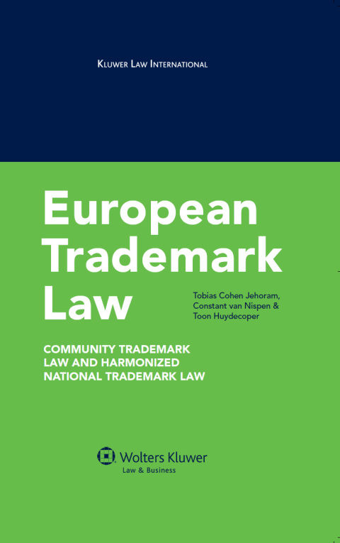 Cover image for book European Trademark Law