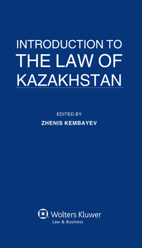 Cover image for book Introduction to the Law of Kazakhstan