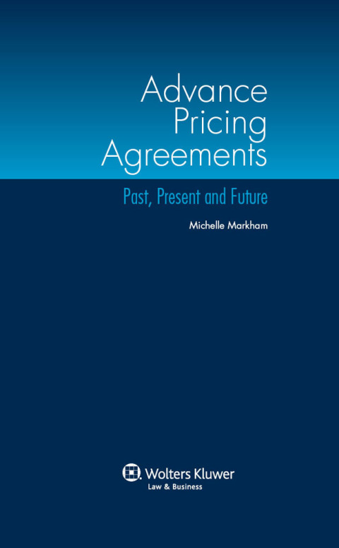 Cover image for book Advance Pricing Agreements
