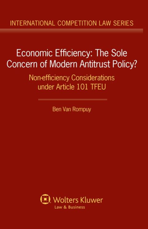 Cover image for book Economic Efficiency