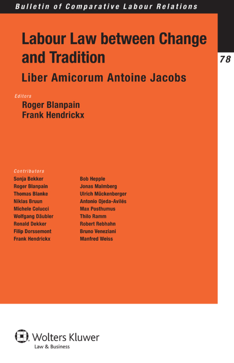 Cover image for book Labour Law between Change and Tradition