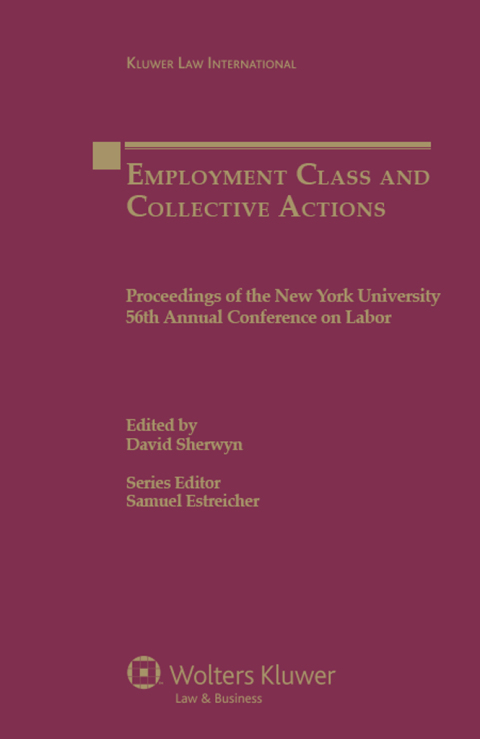 Cover image for book Employment Class and Collective Actions