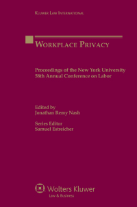 Omslagafbeelding: Workplace Privacy 1st edition 9789041131638