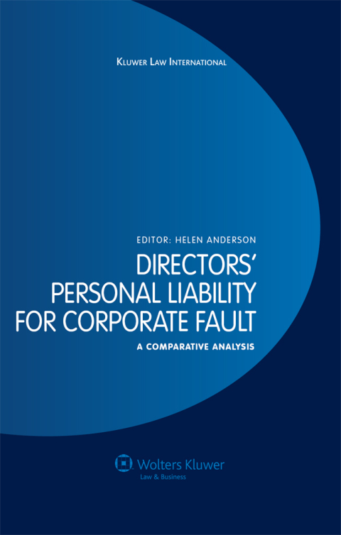 Cover image for book Directors' Personal Liability for Corporate Fault