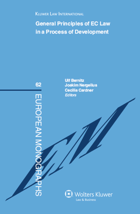 Cover image for book General Principles of EC Law in a Process of Development