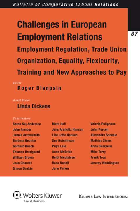 Cover image for book Challenges of European Employment Relations