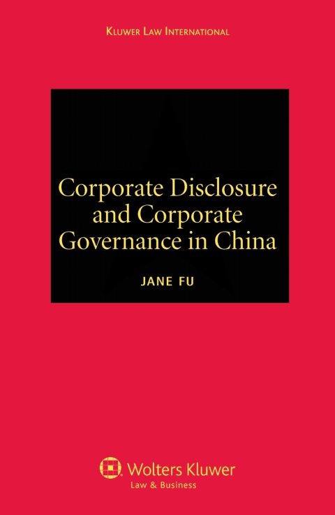 Cover image for book Corporate Disclosure and Corporate Governance in China