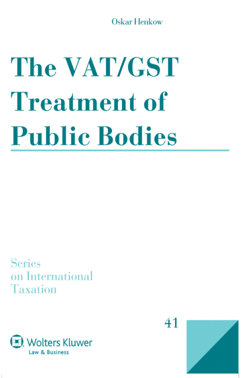Cover image for book The VAT/GST Treatment of Public Bodies