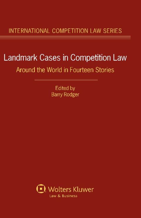 Cover image for book Landmark Cases in Competition Law