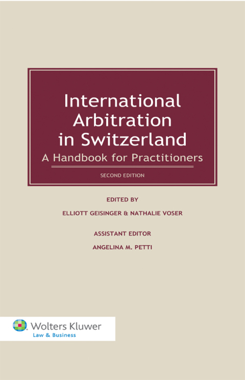 Cover image for book International Arbitration in Switzerland