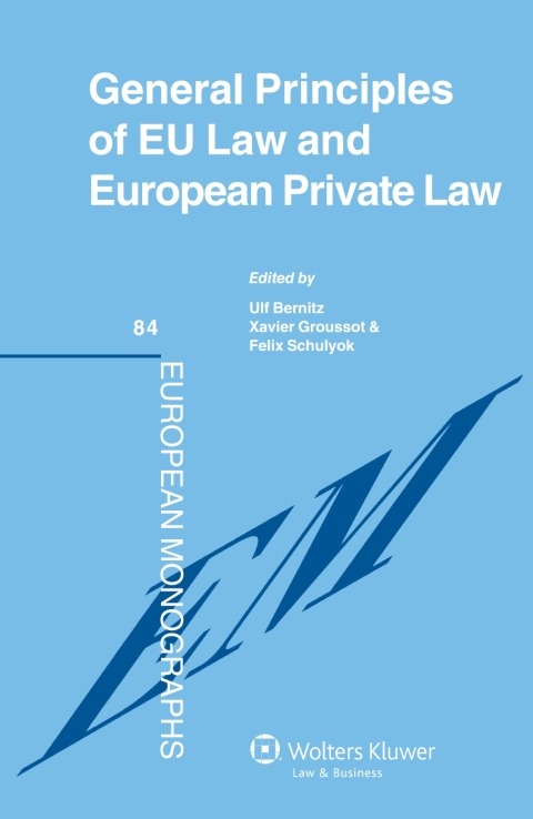 Cover image for book General Principles of EU Law and European Private Law