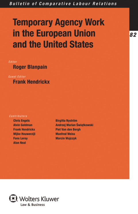 Cover image for book Temporary Agency Work in the European Union and the United States