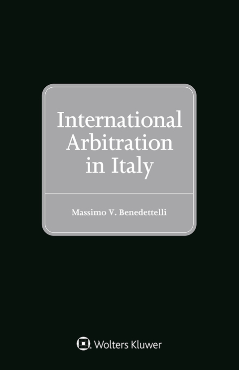 Cover image for book International Arbitration in Italy