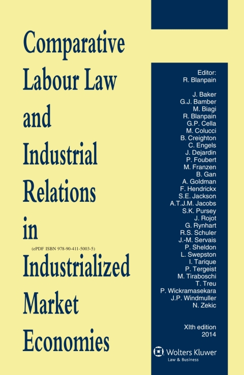 Cover image for book Comparative Labour Law and Industrial Relations in Industrialized Market Economies