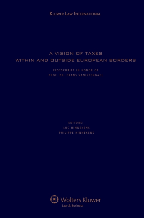 Cover image for book A Vision of Taxes within and outside European Borders